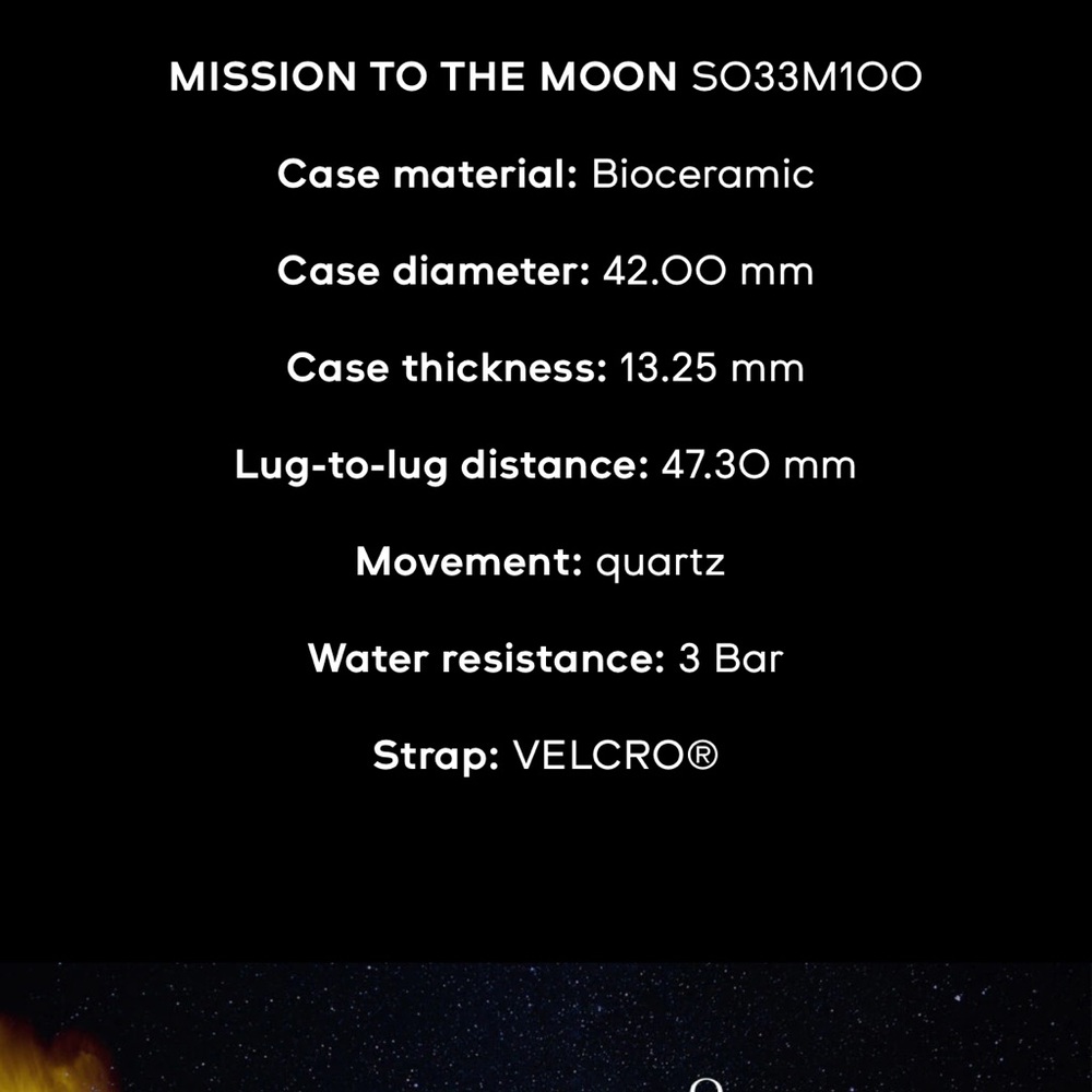 Omega × swatch mission to the moon